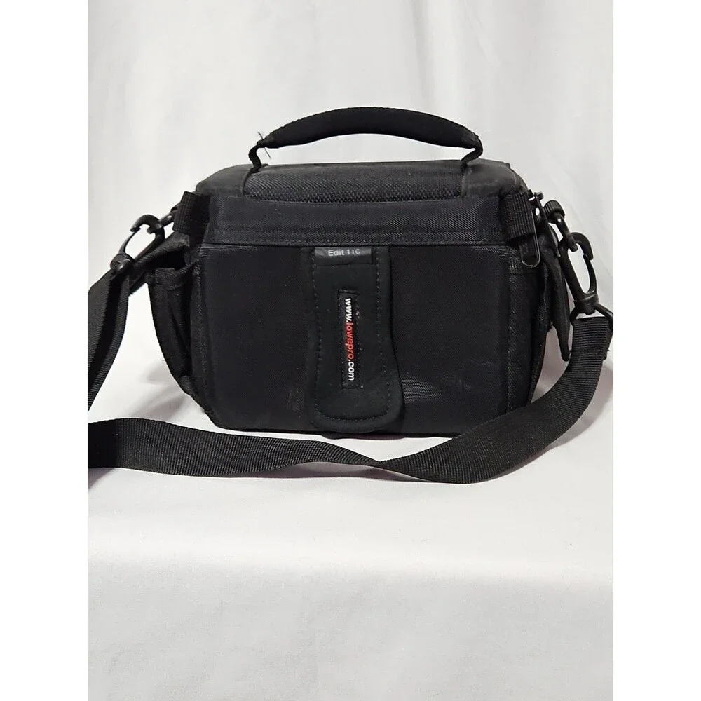 LowePro LP107 Protective Camera Shoulder Strap Bag Padded Carrying Case BK 8x5x5